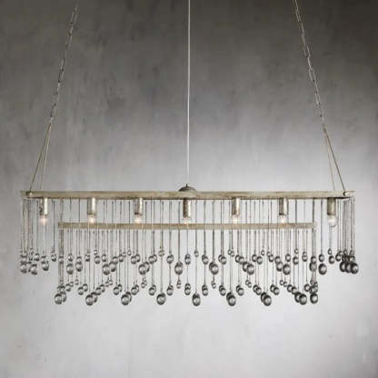 Gael Rectangular Chandelier-VaseLamps