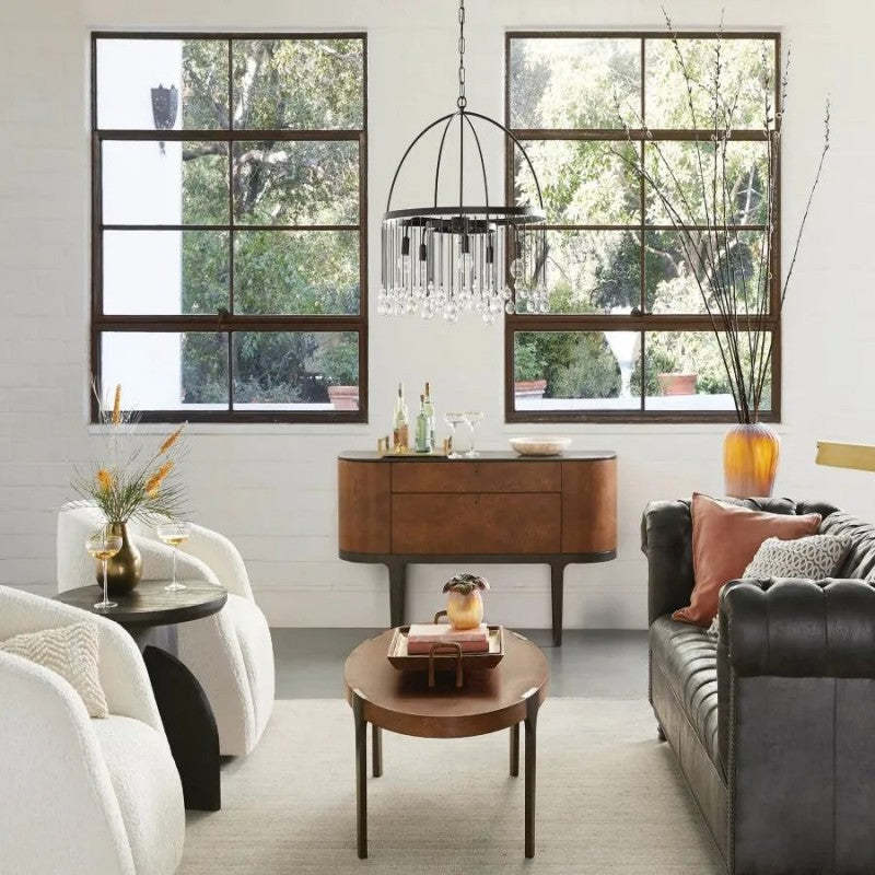 Gael Round Chandelier-VaseLamps