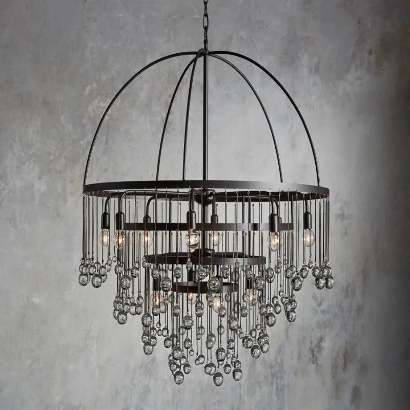 Gael Round Chandelier-VaseLamps