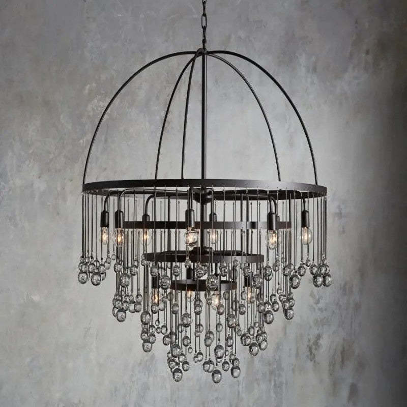 Gael Round Chandelier-VaseLamps