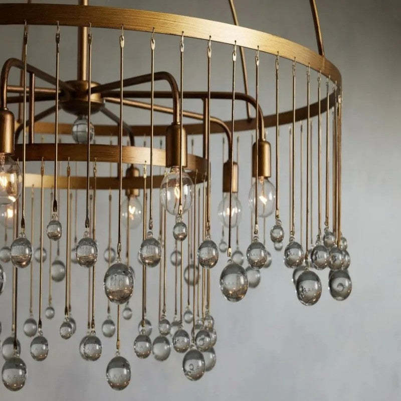 Gael Round Chandelier-VaseLamps