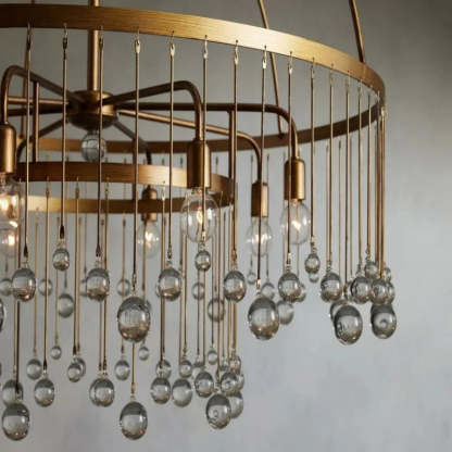 Gael Round Chandelier-VaseLamps