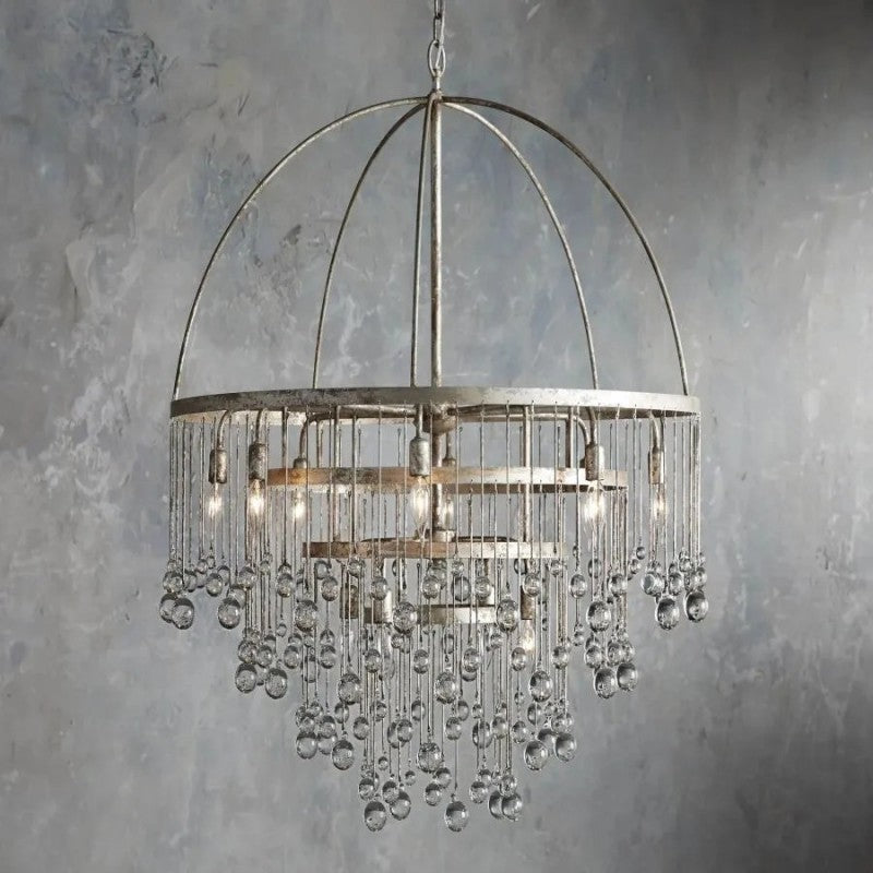 Gael Round Chandelier-VaseLamps