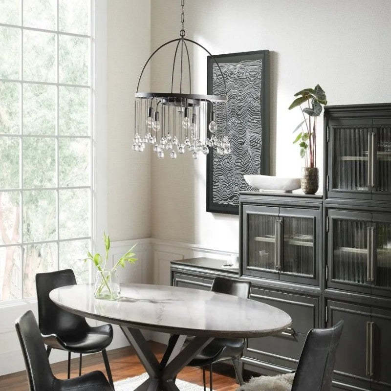Gael Round Chandelier-VaseLamps