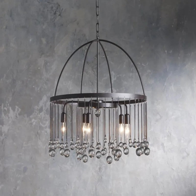 Gael Round Chandelier-VaseLamps