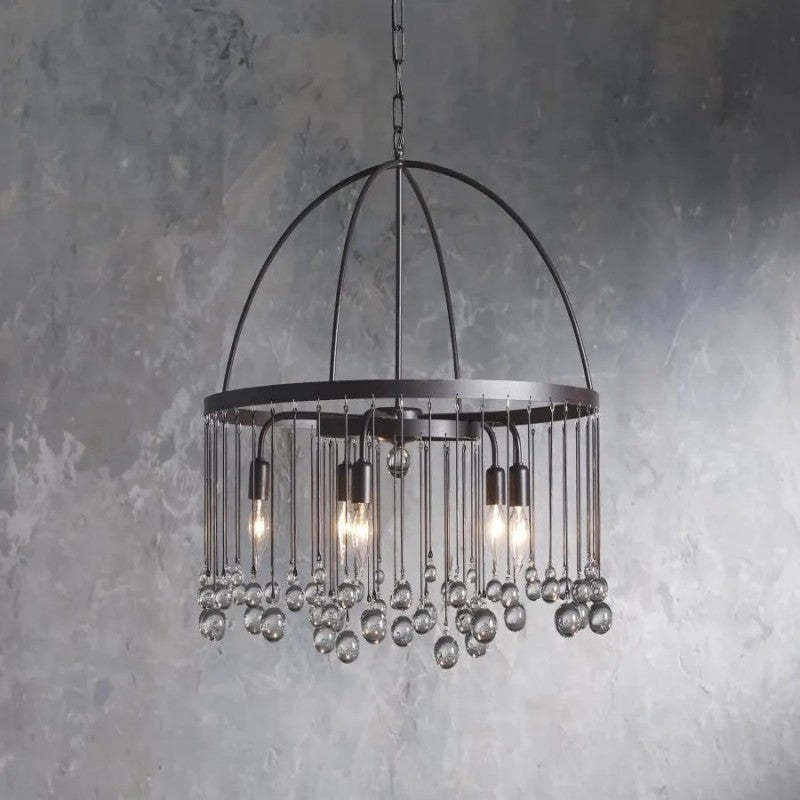 Gael Round Chandelier-VaseLamps