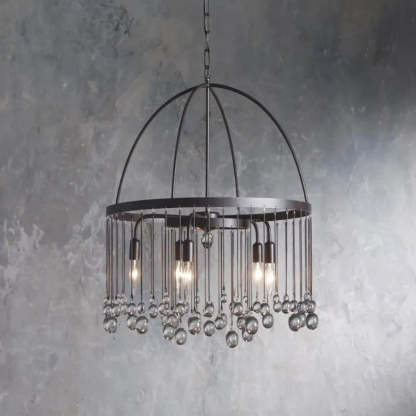 Gael Round Chandelier-VaseLamps
