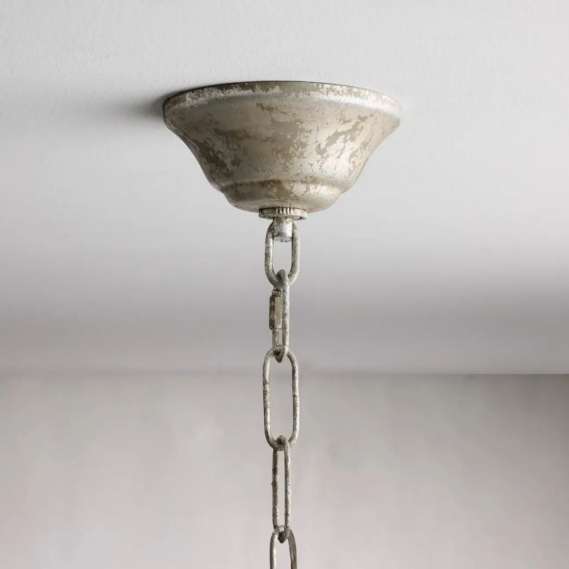 Gothic Viticci Cascade Chandelier 34"H -Silver-VaseLamps