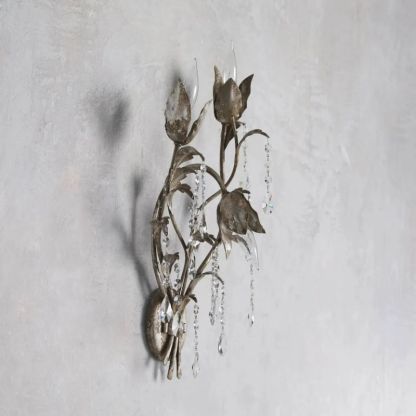 Gothic Viticcio Wall Sconce 3-Light 6-Light - Silver-VaseLamps