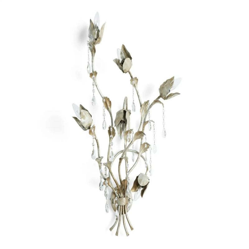 Gothic Viticcio Wall Sconce 3-Light 6-Light - Silver-VaseLamps