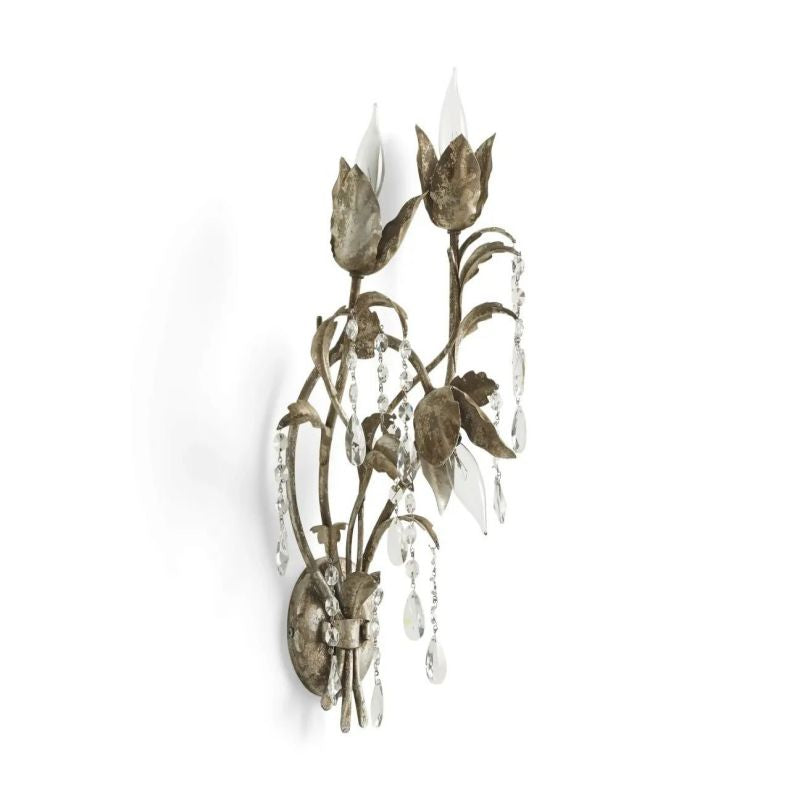 Gothic Viticcio Wall Sconce 3-Light 6-Light - Silver-VaseLamps