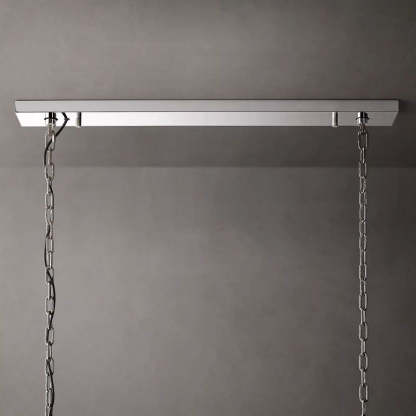 Harlow Calcite Rectangular Chandelier 54"-VaseLamps