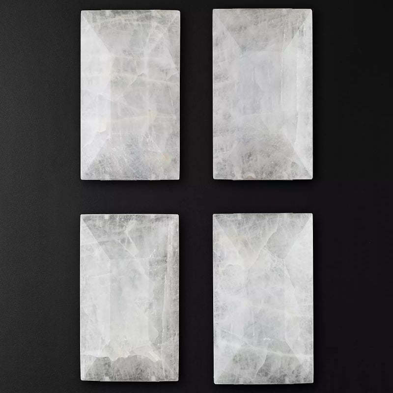 Harlow Calcite Rectangular Chandelier 74"-VaseLamps