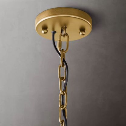 Harlow Calcite Round Chandelier 31"-VaseLamps