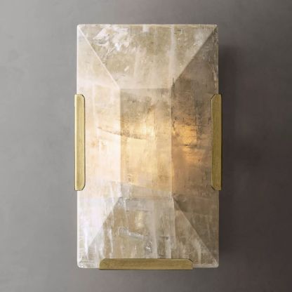 Harlow Calcite Short Wall Sconce