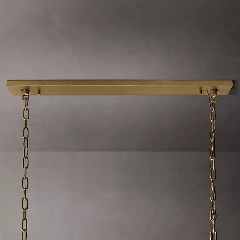 Harlow Crystal Rectangular Chandelier 62"-VaseLamps