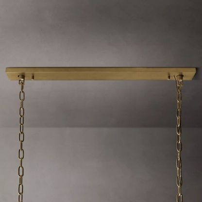 Harlow Crystal Rectangular Chandelier 62"-VaseLamps