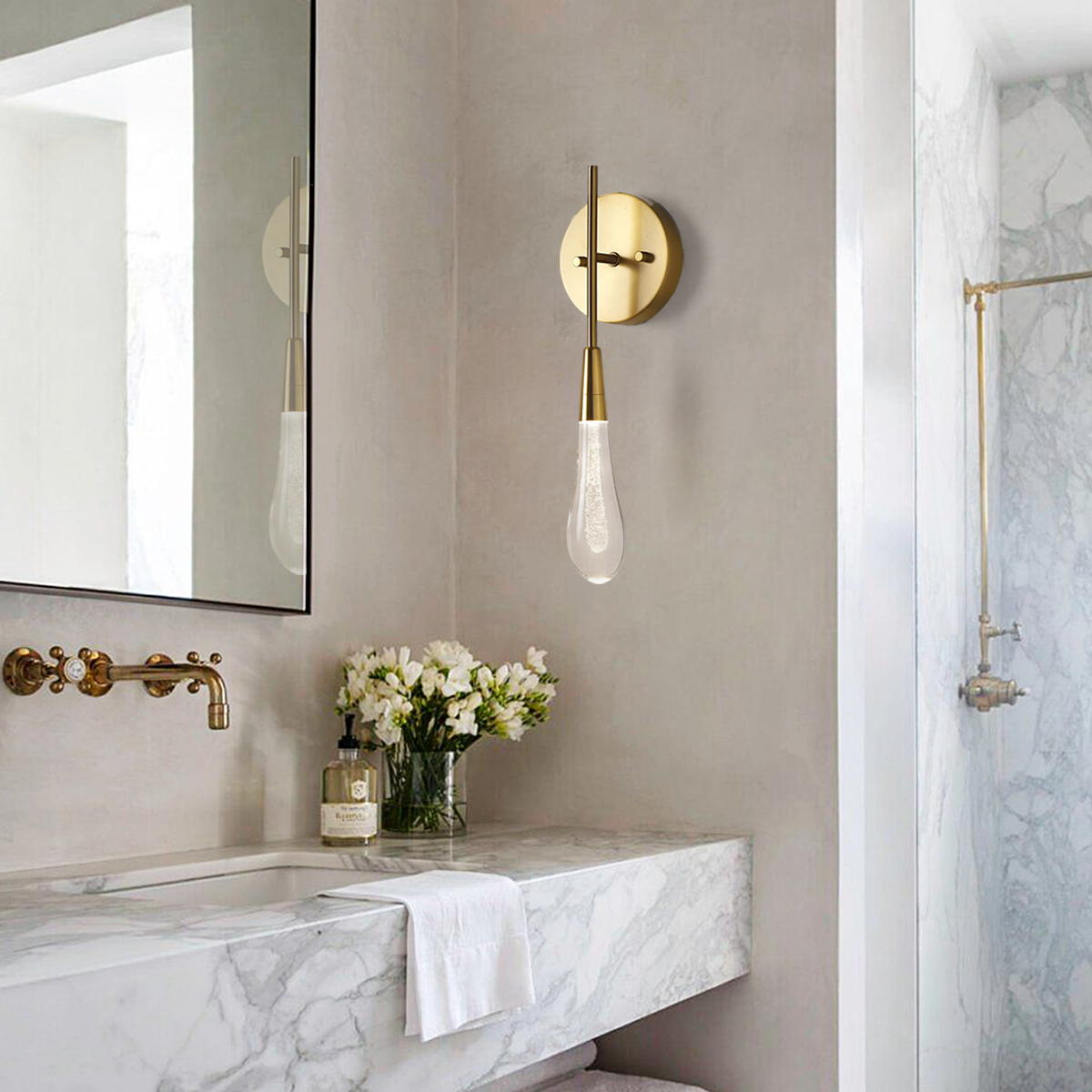 Solitaire Wall Sconce-VaseLamps