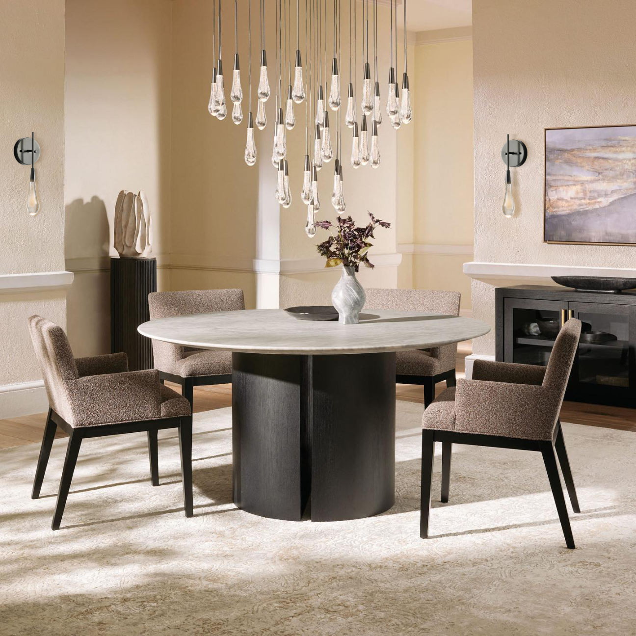 Solitaire Wall Sconce-VaseLamps