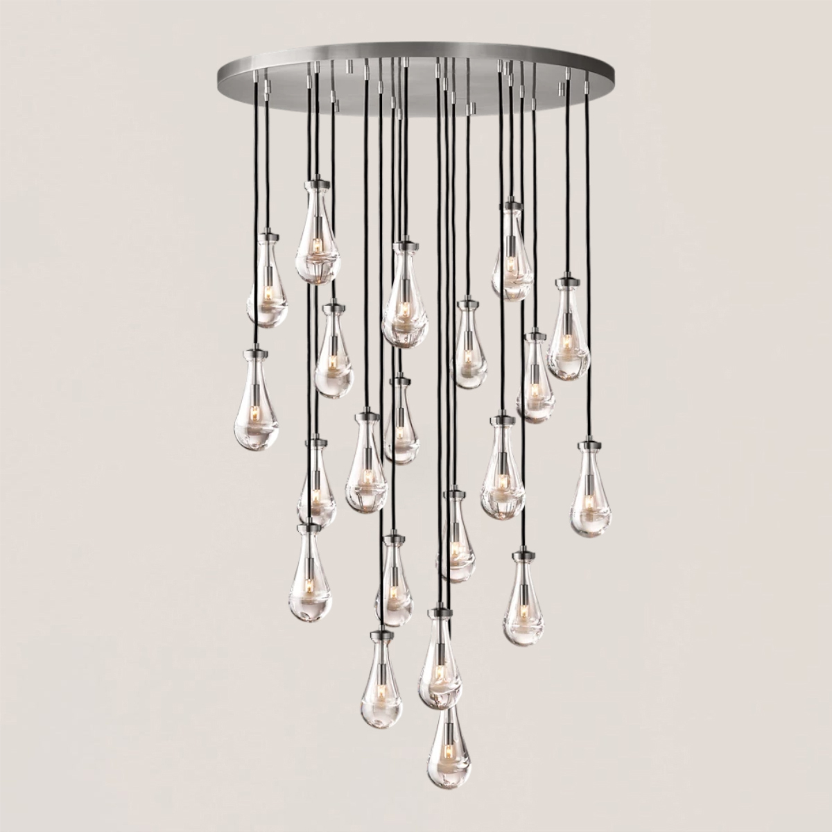 Raindrop Round Chandelier-VaseLamps