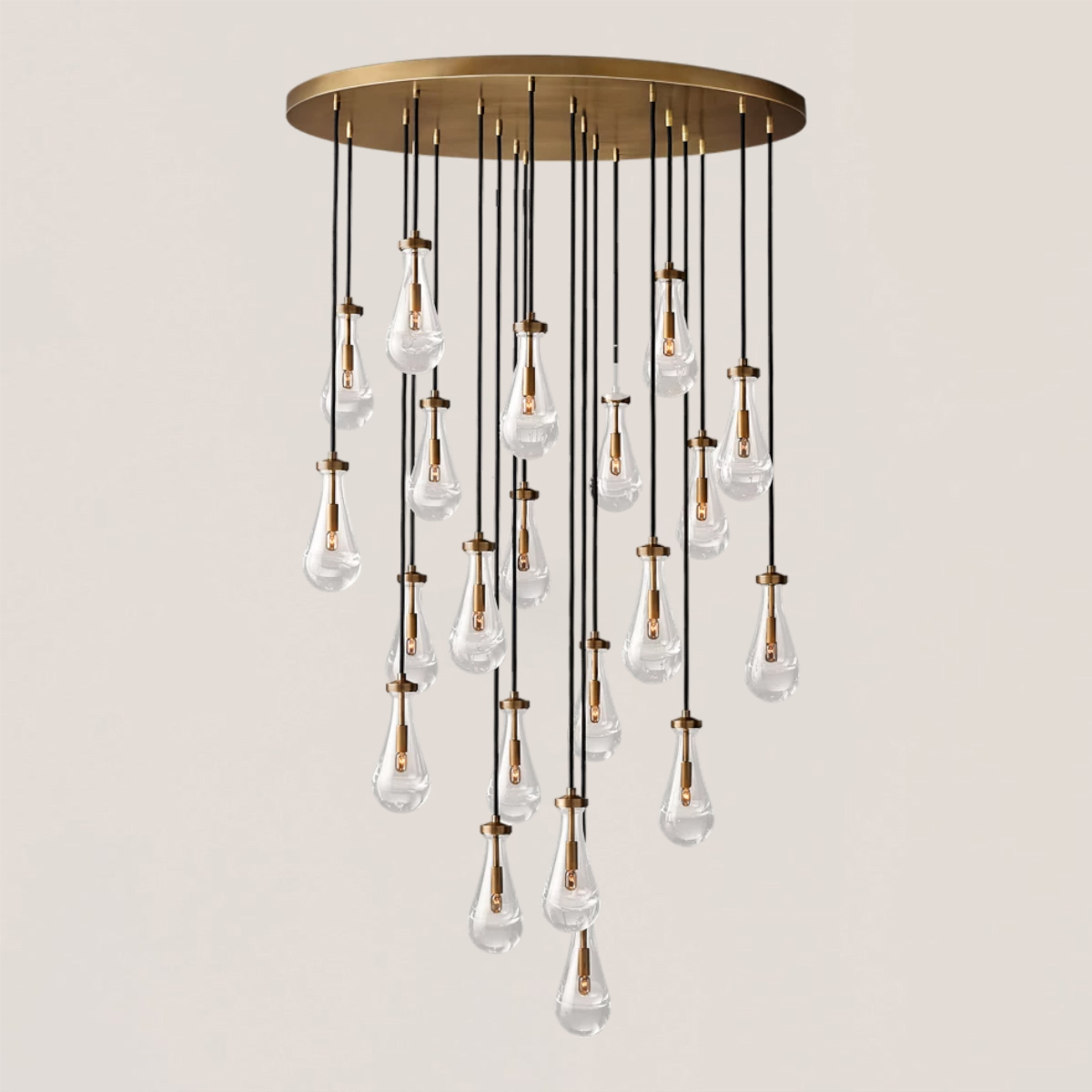 Raindrop Round Chandelier-VaseLamps