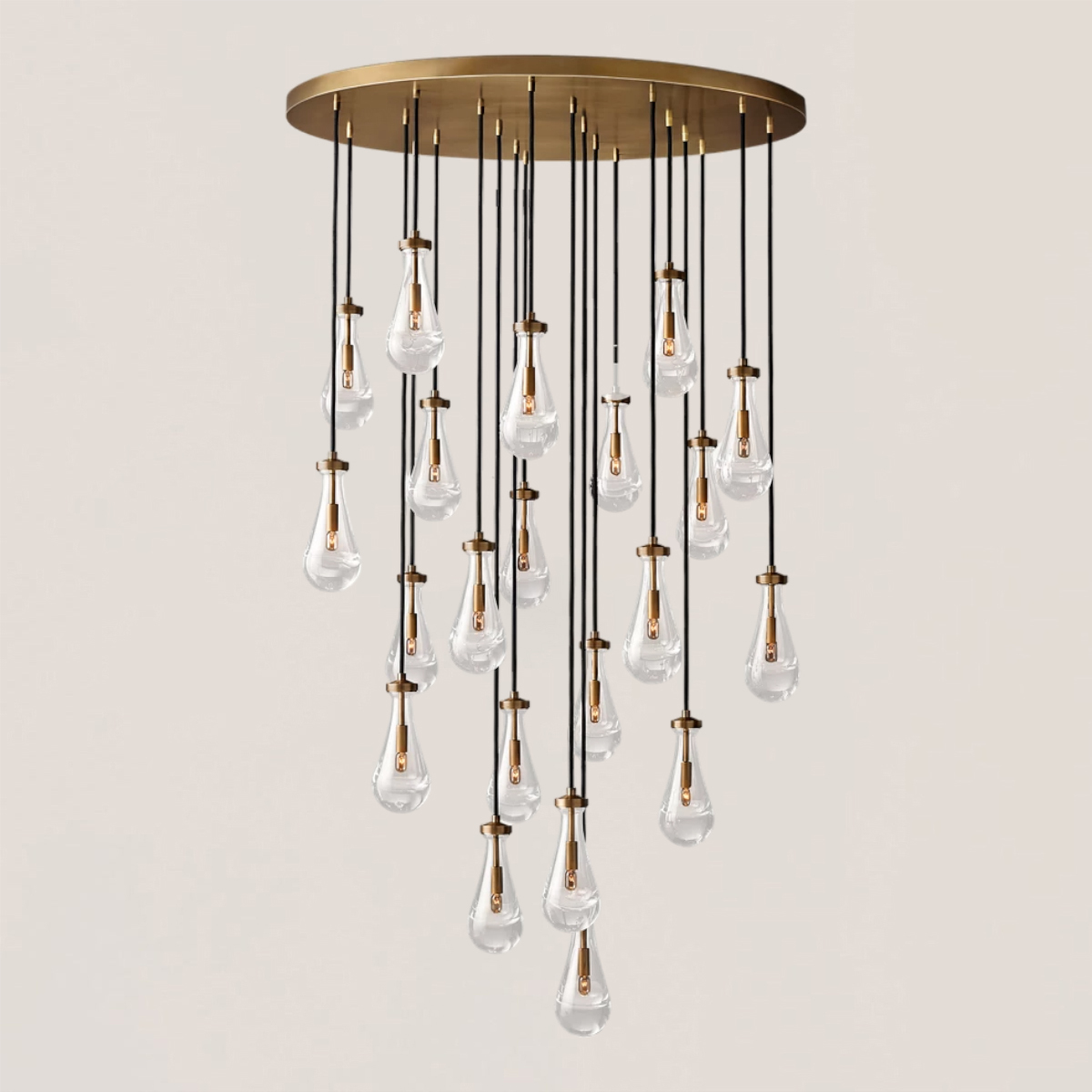 Raindrop Round Chandelier-VaseLamps