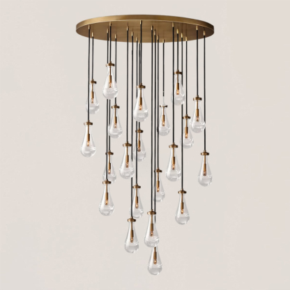Raindrop Round Chandelier-VaseLamps