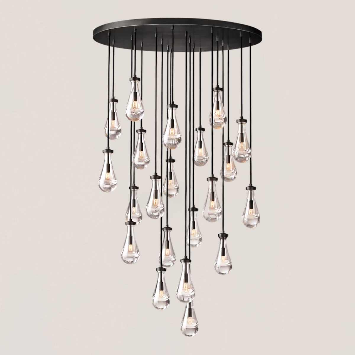 Raindrop Round Chandelier-VaseLamps