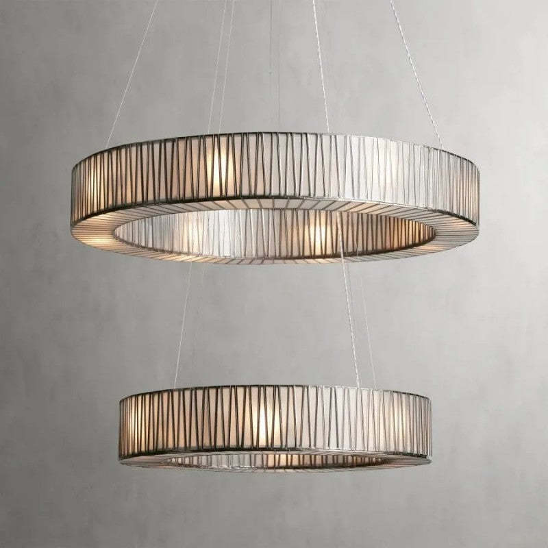 Jeanet 2-Tier Round Chandelier-VaseLamps
