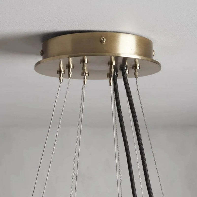 Jeanet 2-Tier Round Chandelier-VaseLamps