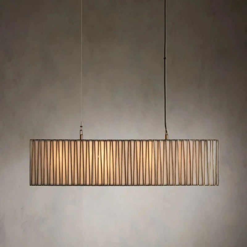 Jeanet Rectangular Chandelier-VaseLamps