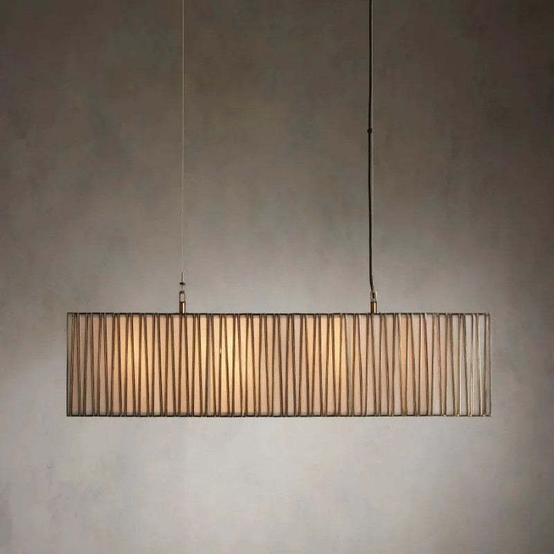 Jeanet Rectangular Chandelier-VaseLamps