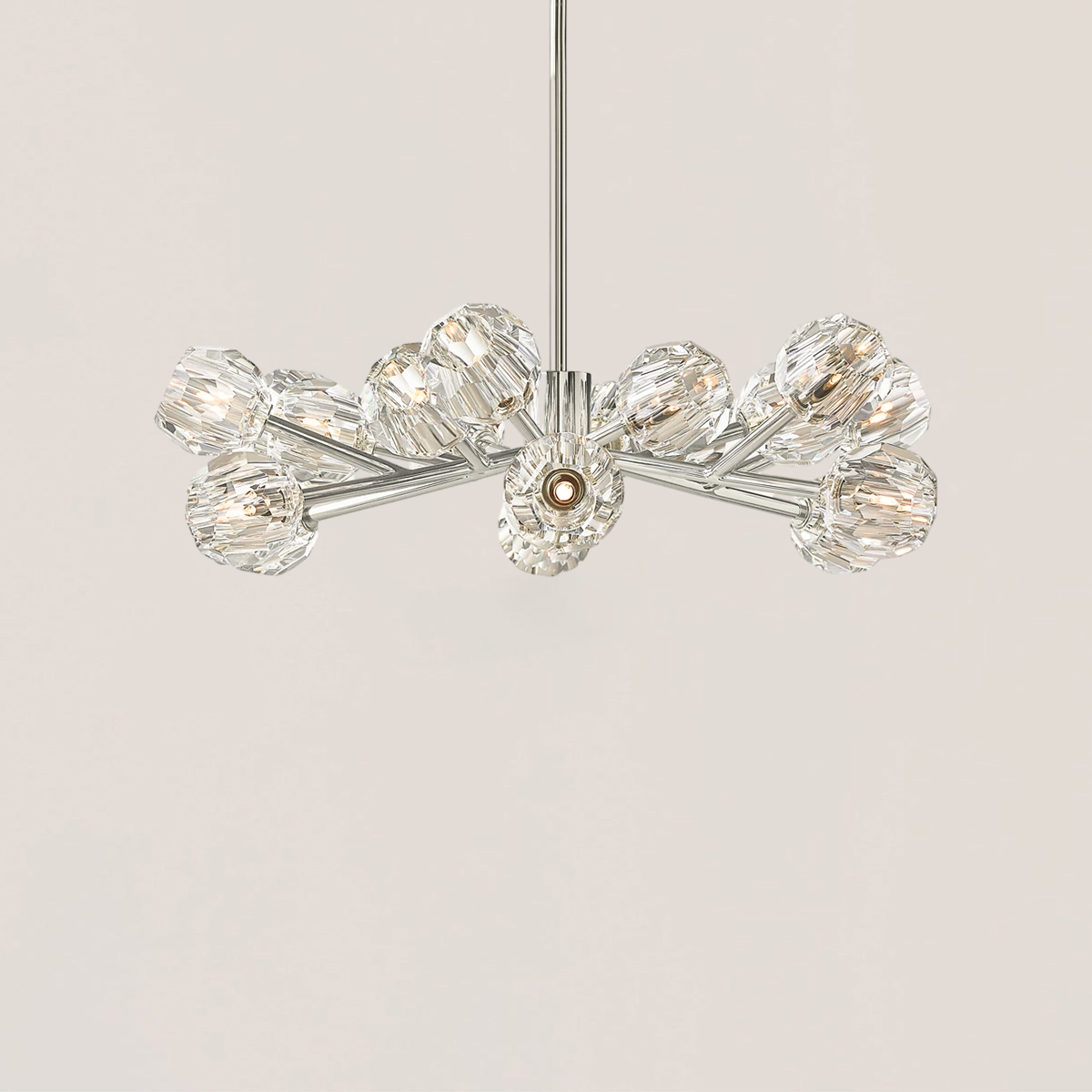 Boule De Cristal Glass Round Chandelier-VaseLamps