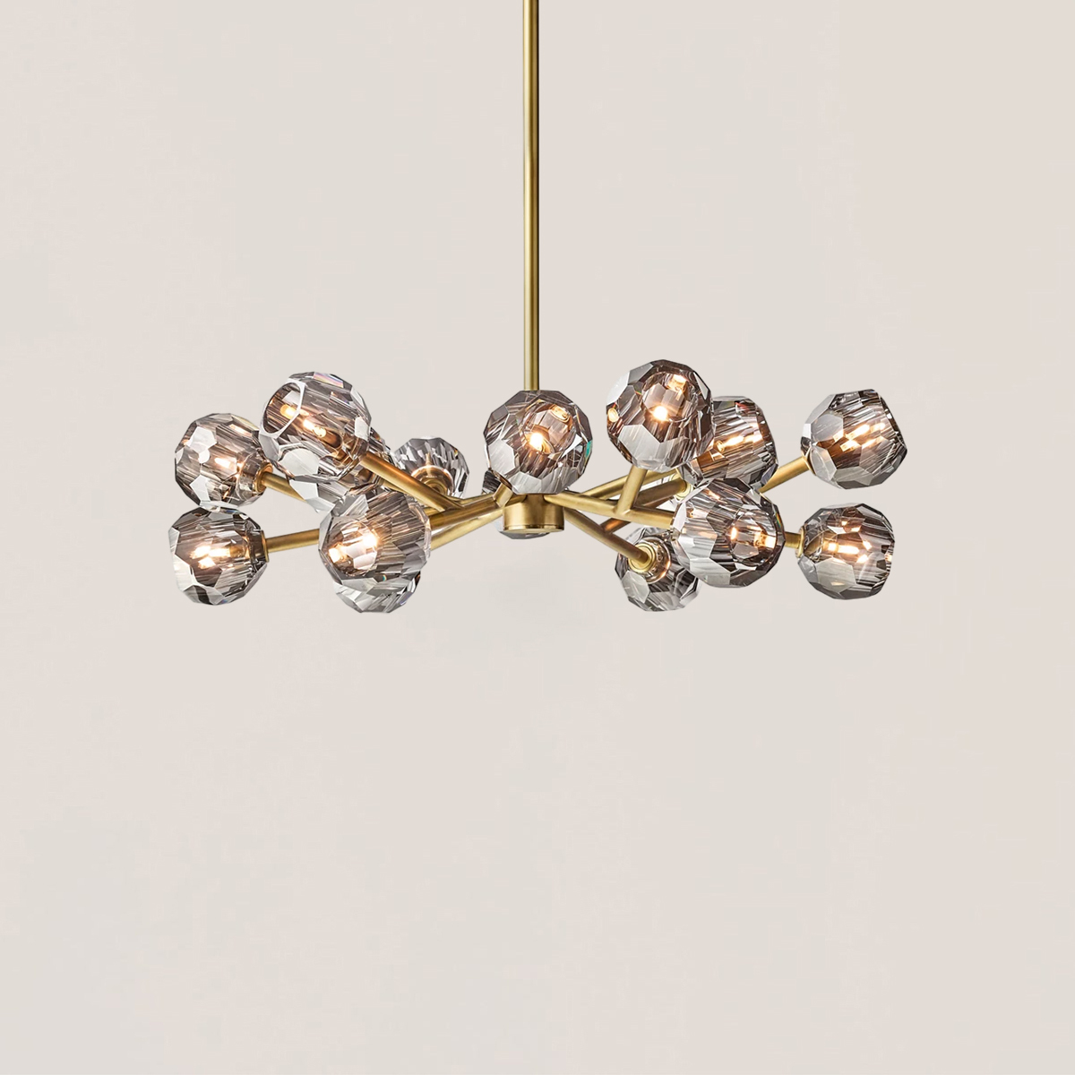 Boule De Cristal Glass Round Chandelier-VaseLamps