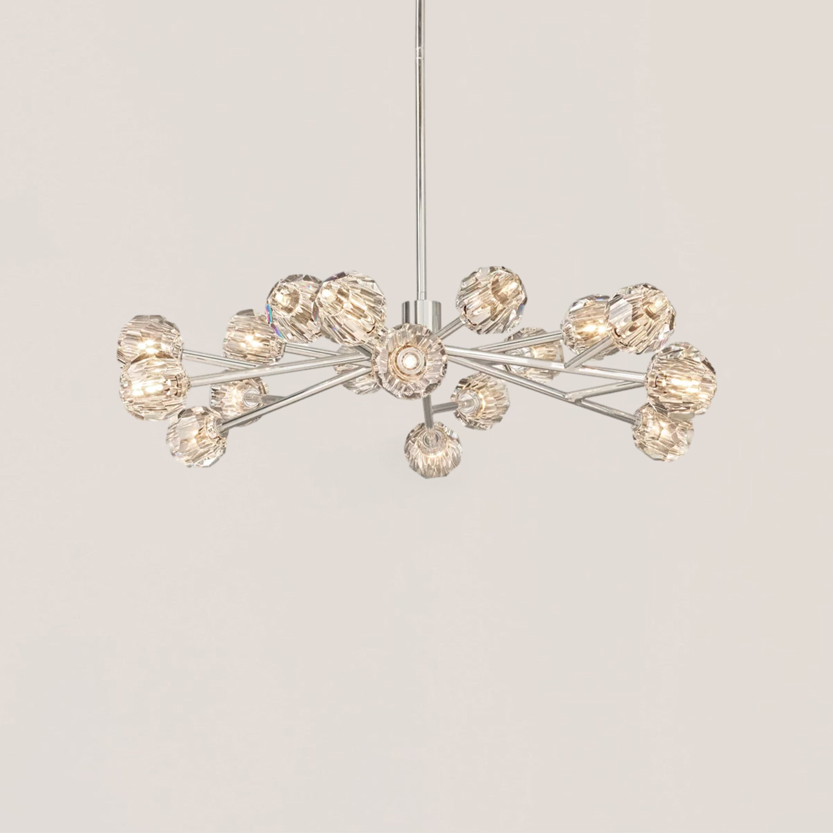 Boule De Cristal Glass Round Chandelier-VaseLamps
