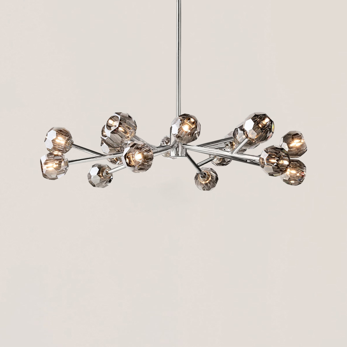Boule De Cristal Glass Round Chandelier-VaseLamps