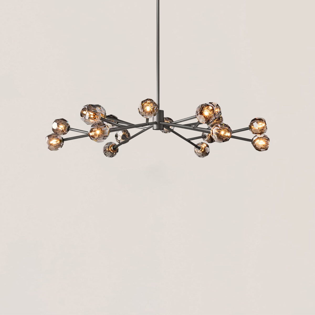 Boule De Cristal Glass Round Chandelier-VaseLamps