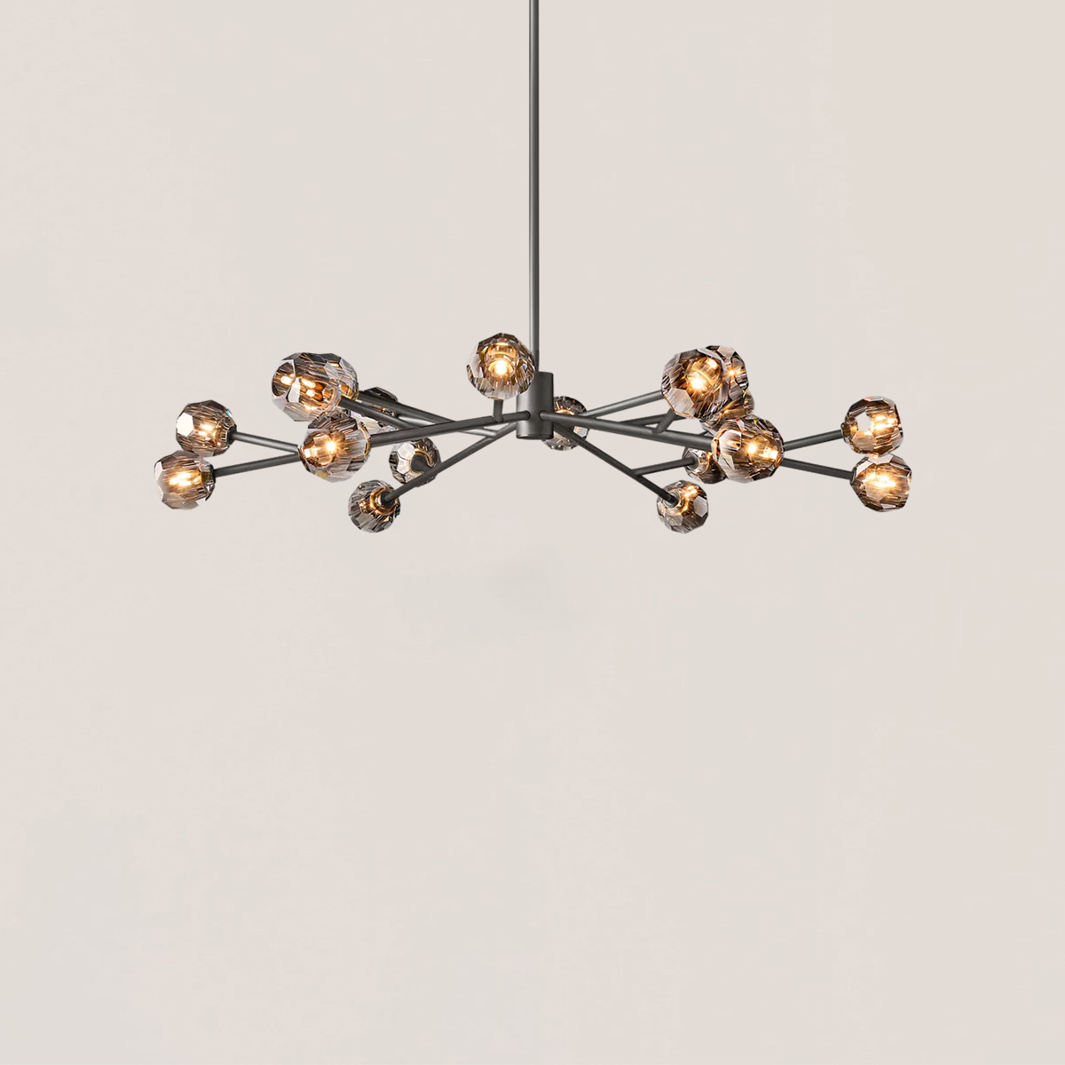 Boule De Cristal Glass Round Chandelier-VaseLamps