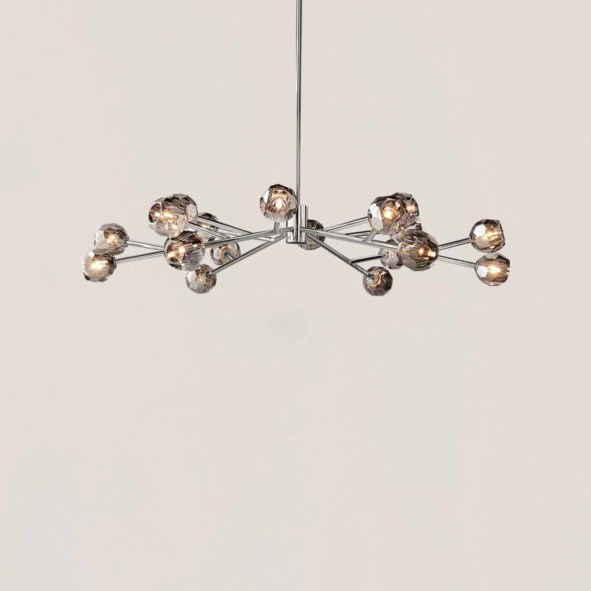 Boule De Cristal Glass Round Chandelier-VaseLamps