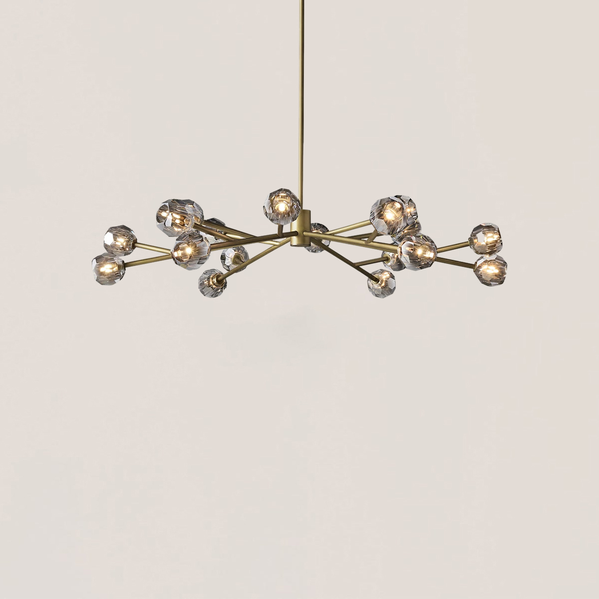 Boule De Cristal Glass Round Chandelier-VaseLamps