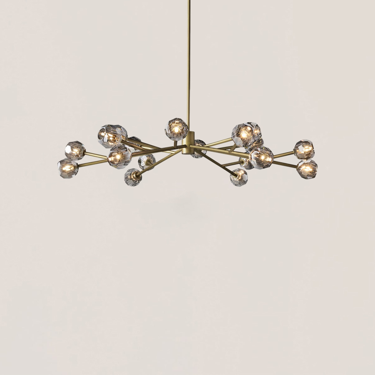 Boule De Cristal Glass Round Chandelier-VaseLamps