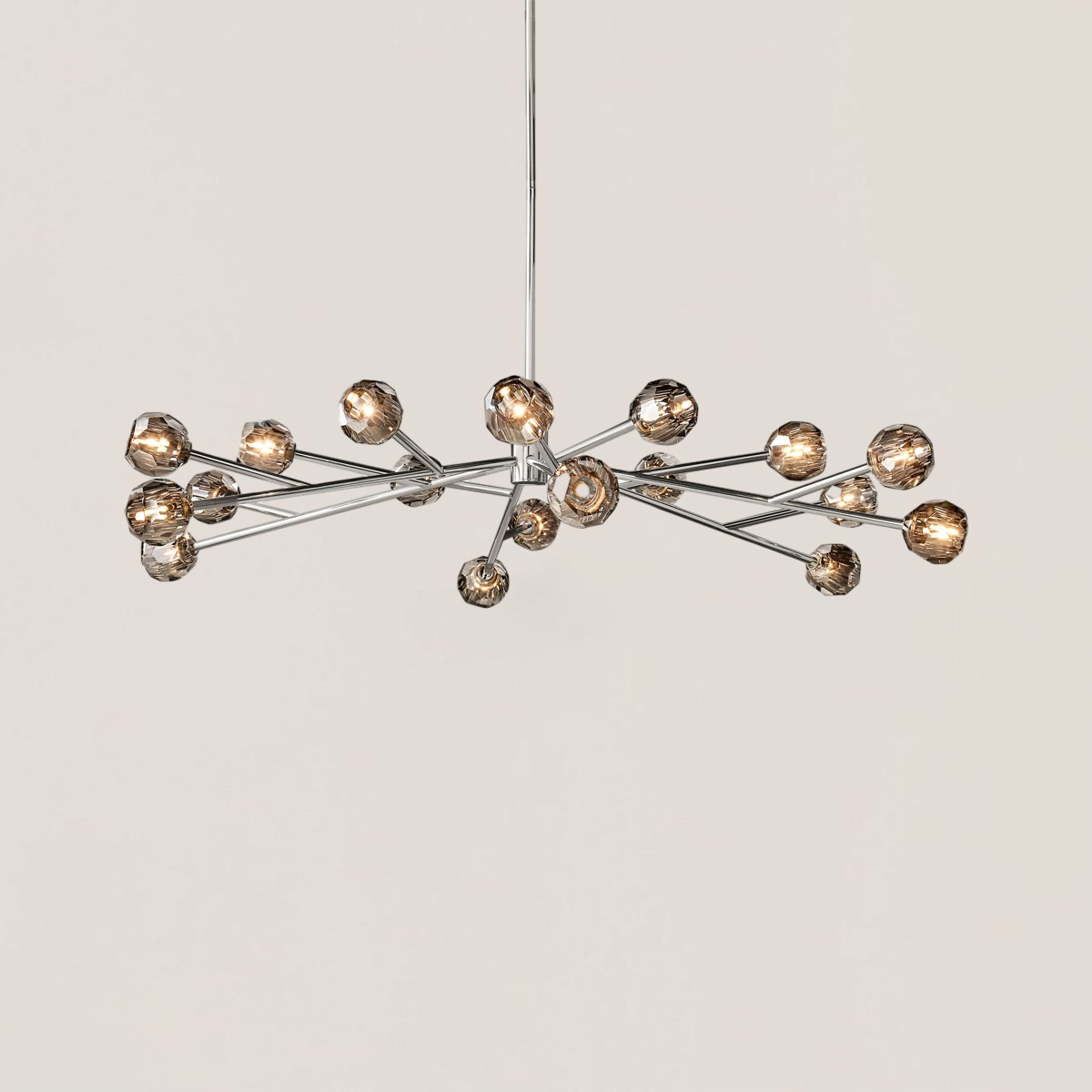 Boule De Cristal Glass Round Chandelier-VaseLamps