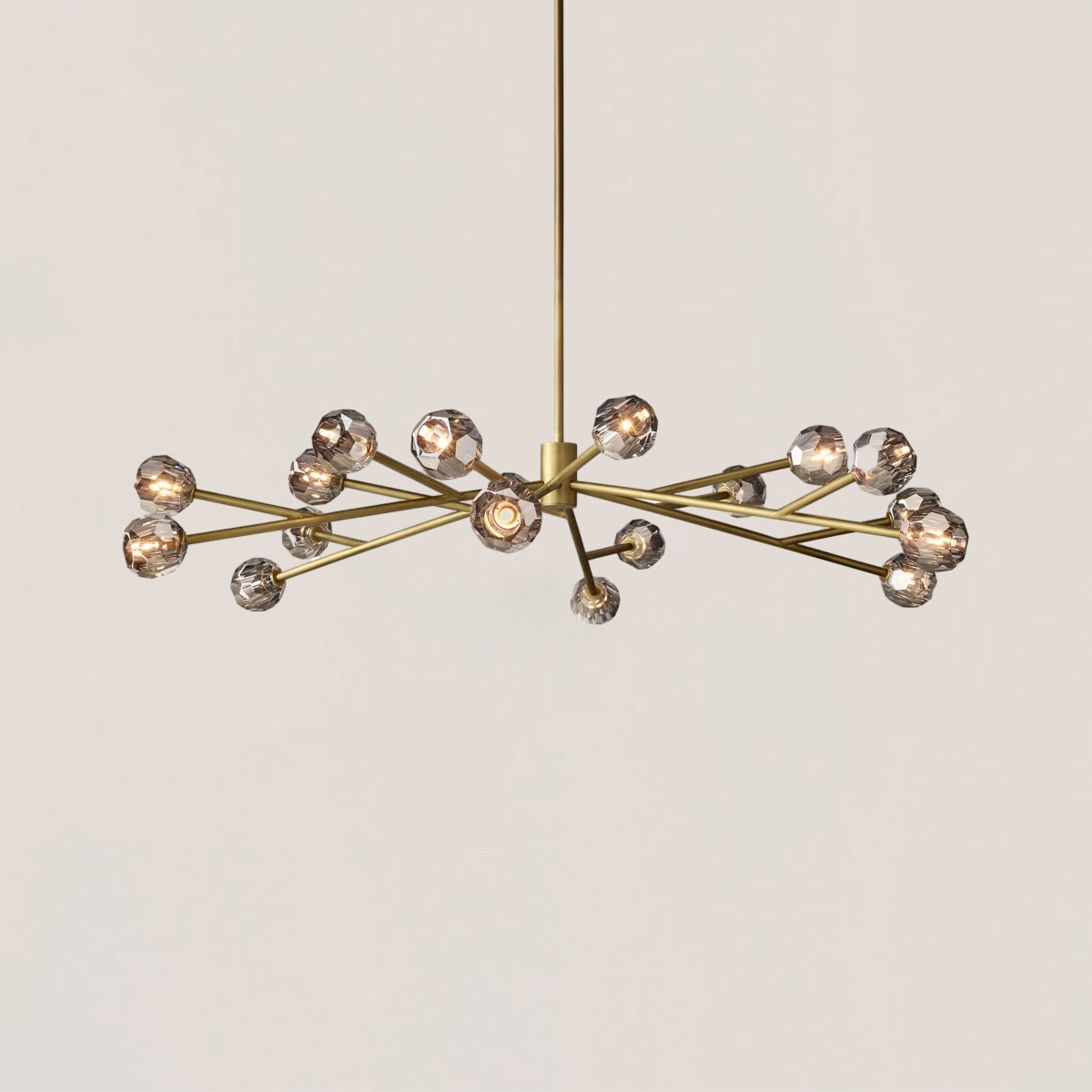 Boule De Cristal Glass Round Chandelier-VaseLamps