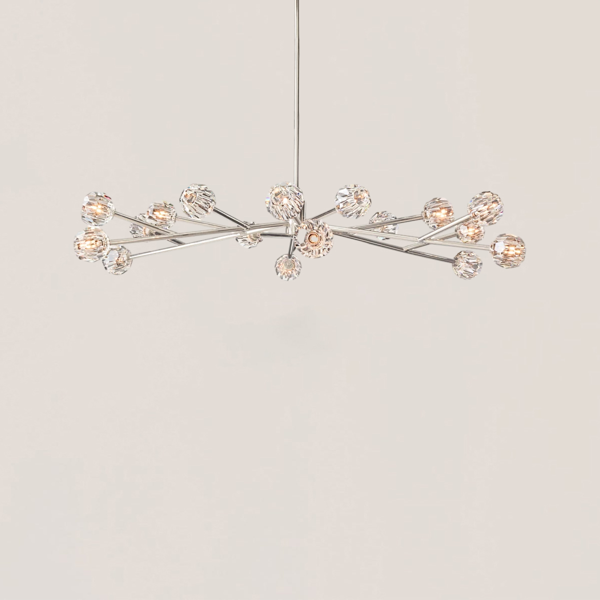 Boule De Cristal Glass Round Chandelier-VaseLamps