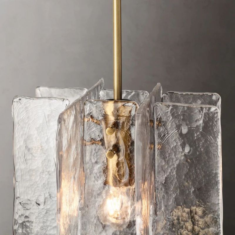 Lattice Glass Pendant Light-VaseLamps