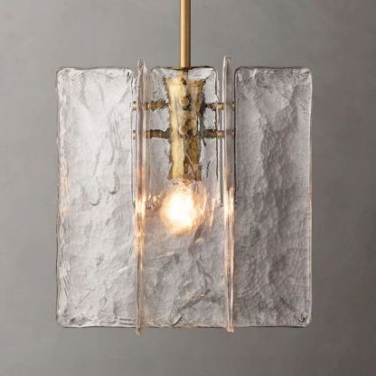 Lattice Glass Pendant Light-VaseLamps