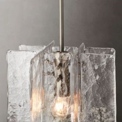 Lattice Glass Pendant Light-VaseLamps