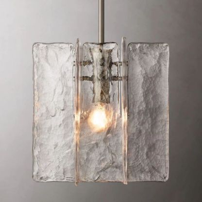 Lattice Glass Pendant Light-VaseLamps