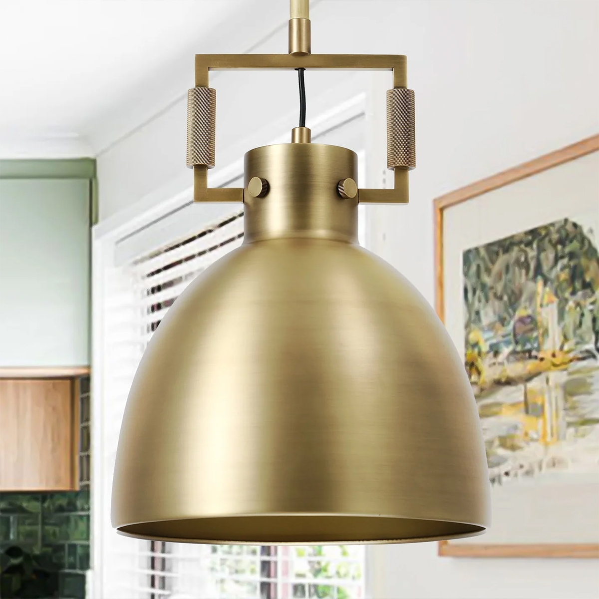Machinist Metal Cloche Pendant