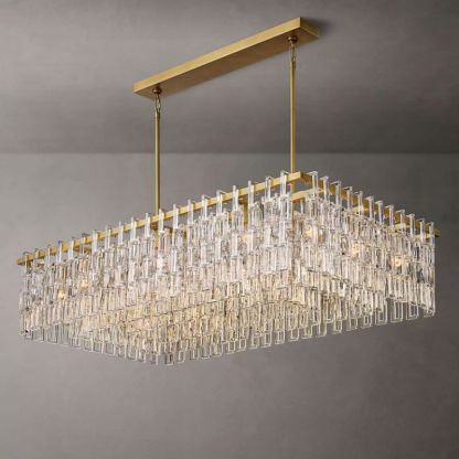 Marignan Rectangular Chandelier 72"